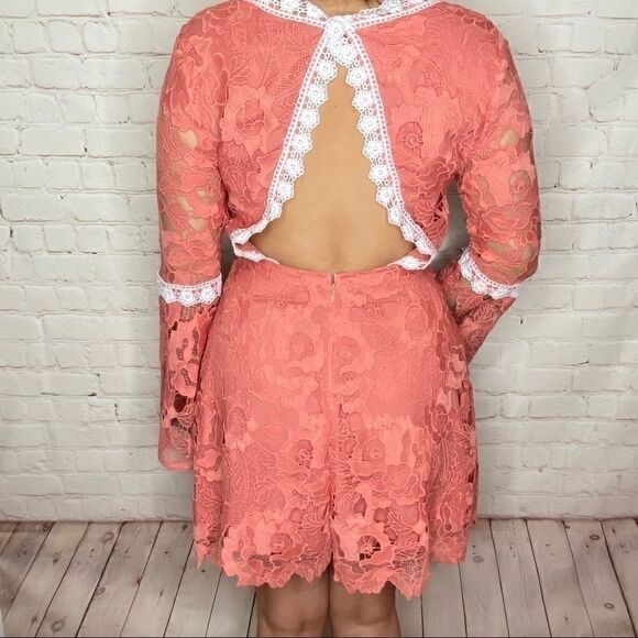 Alexia Admor Pink Contrast Lace Dress - Picture 4 of 15